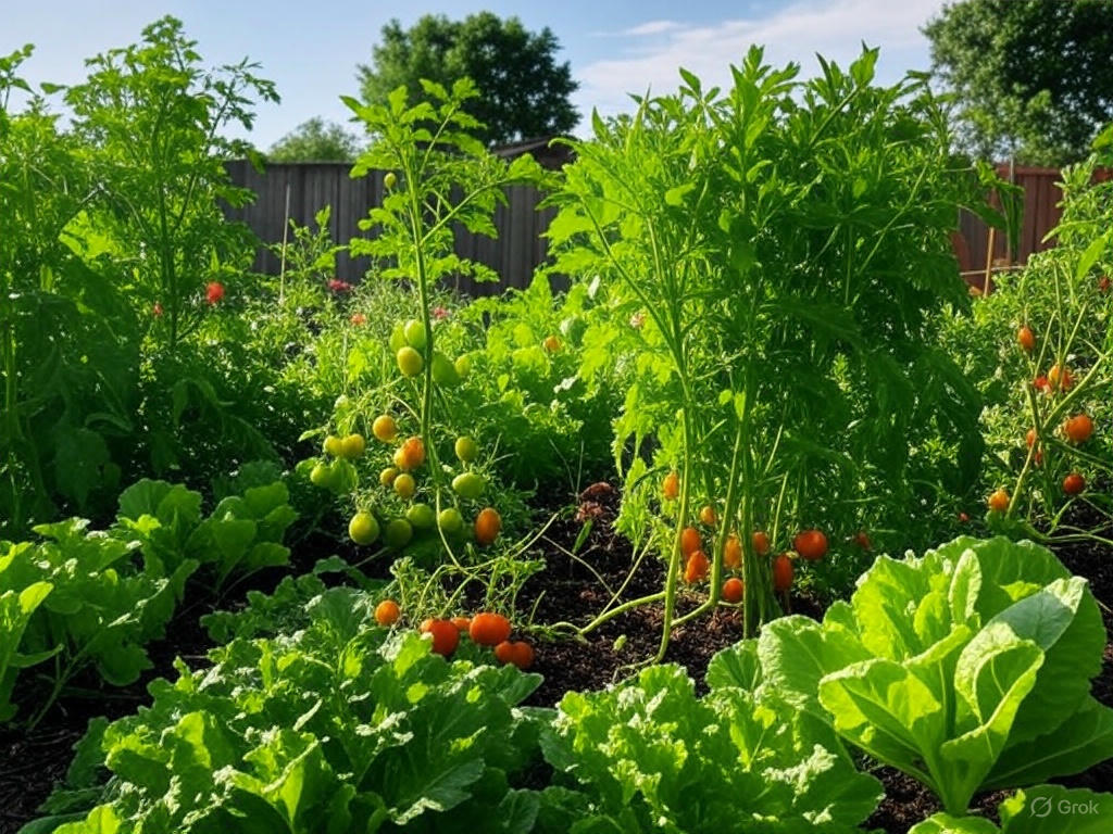 Garden application of compost